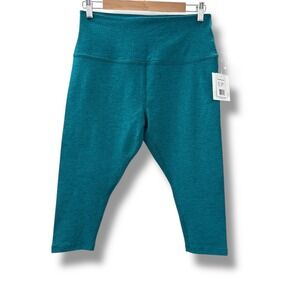 Beyond Yoga NWT Spacedye Capri Leggings 1X Blue High‎ Waist Active Stretch